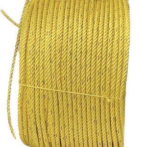 Top Selling PP 3 Strand 6mm UV Stabilised Telstra Rope Australia Multicolor cable Hauling Rope for USA