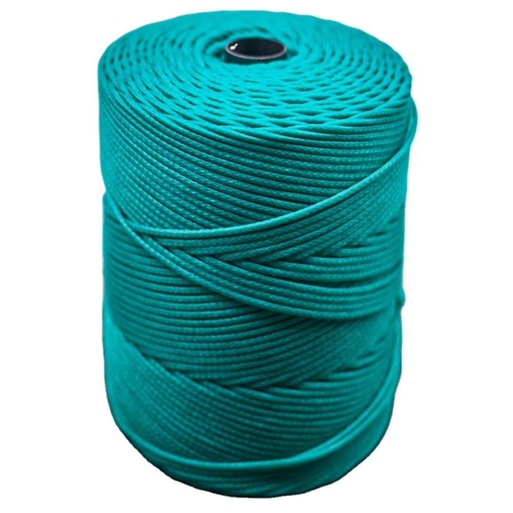 India Factory Plastic Twisted Braided Ropes Twine Line Nylon Twine Fishing Net High Quality PP PE Polyester Cotton Reel 1000KG