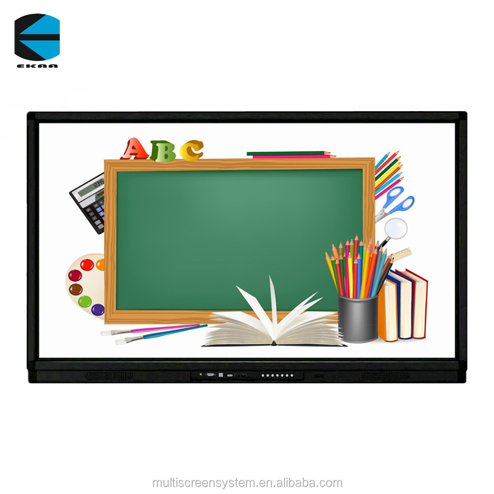 EKAA 84inch touch screen all in one pc, LCD drawing board/graphic tablet monitor/interactive pen display/touch screen