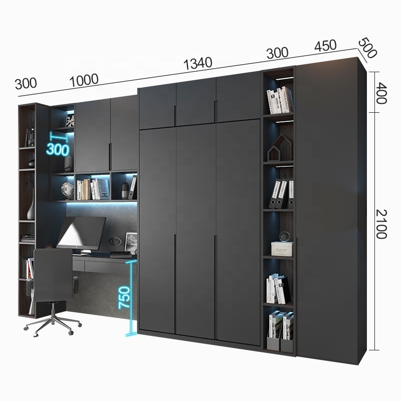 Esports game room side cabinet locker integrated cool handsome invisible bed combination custom small apartment