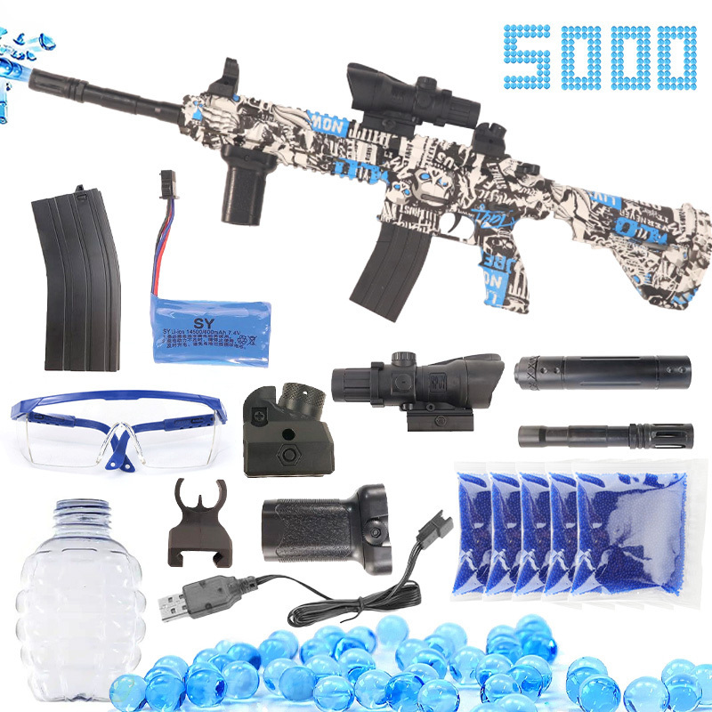 China Mp7 Uzi Gel Ball Jel Srb1200 Blaster Toy Gun M416 300 Fts Splatrball M4 Ar M4A1 Dropshipping Pistol Mp9 Blaster Gel