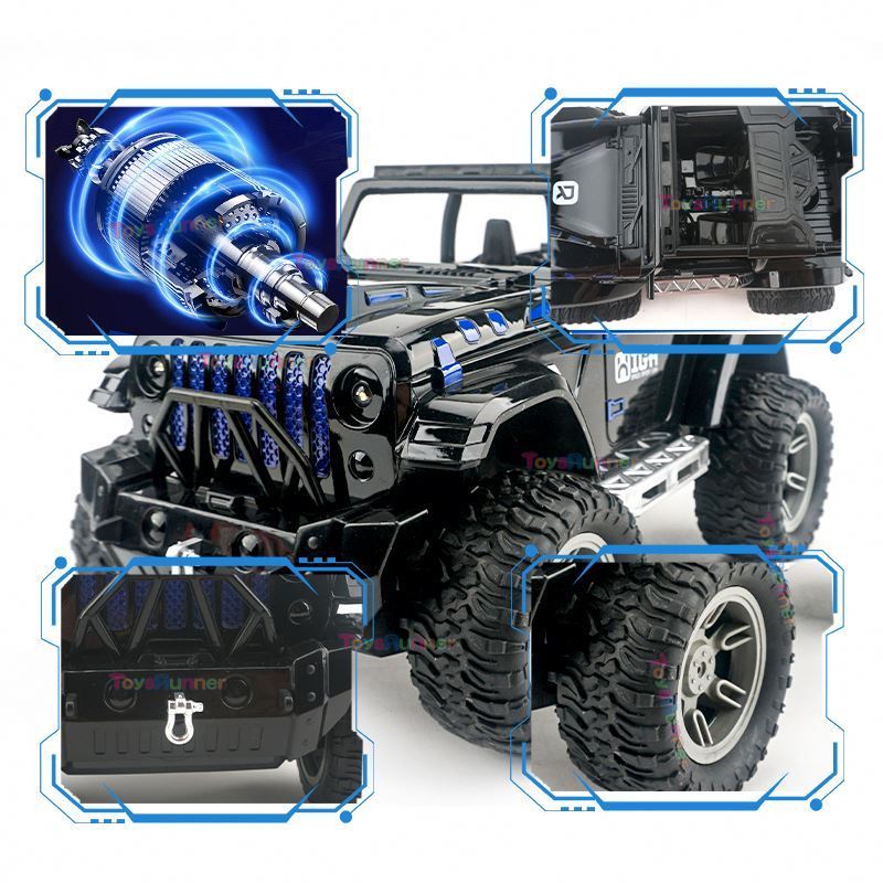 Mini Rc Car Monster Truck 100 Km 4X4 High Speed Off Road Remote Control Crawler Climbing Vehicle Monster Truck For Kids