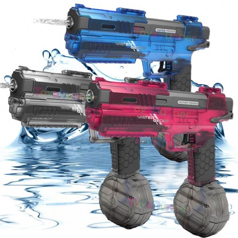 High Capacity Water Gun High Pressure Fully Blank Fully Automatic Electric Plastic  Toy Real Ak47 Squirt Water Gun