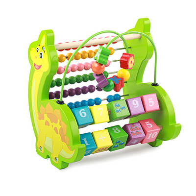 Wooden intelligence toys multi-function octave piano counting frame children puzzle early montessori education toys