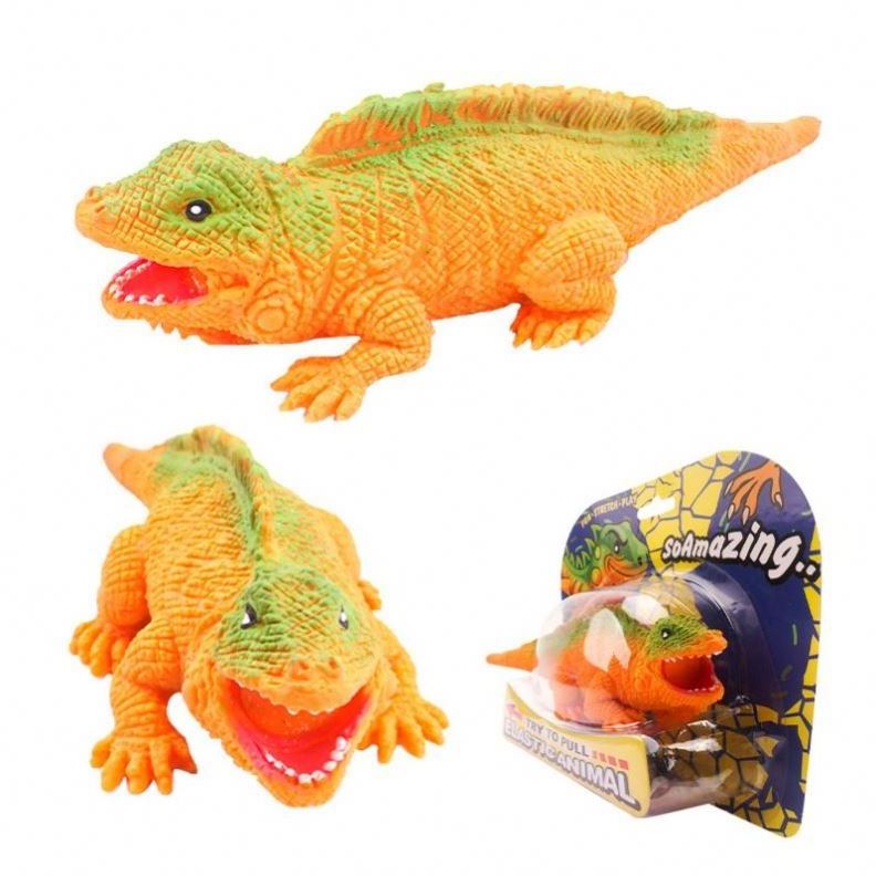 Kids Toys 2024 Squeeze Toys Dinosaur Anti Stress Ball Lizard Chameleon Stretchy Strings Gift Fidget Set Squeeze Toys