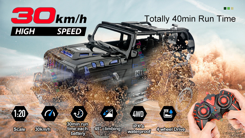 Drift Car Rc Trucks  4X4 Off Road Waterproof Remote Control Toys 100 Km 4X4 High Speed Off Road Climbing Vehicle Rc Trucks