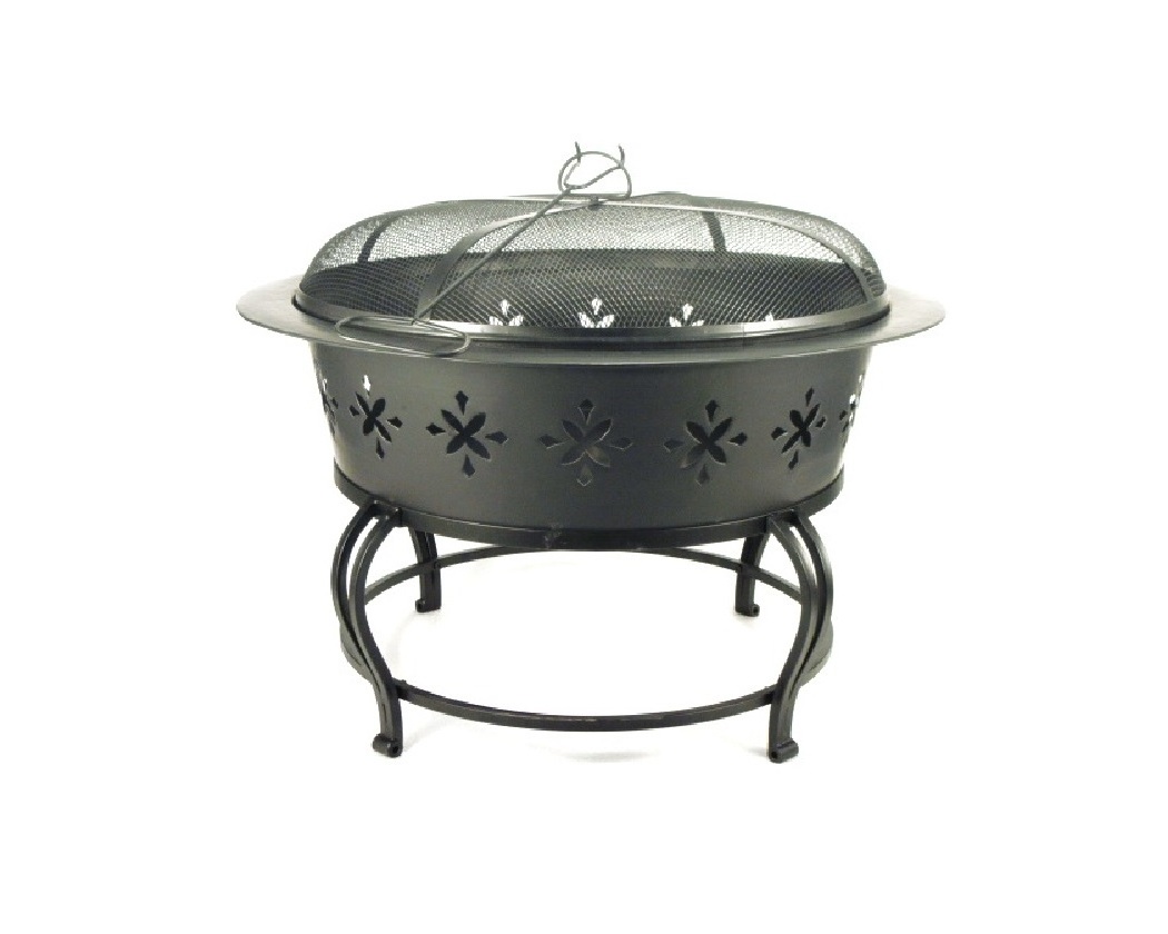 High Quality Record Break Charcoal Fire Pit With BBQ Grill For Camping