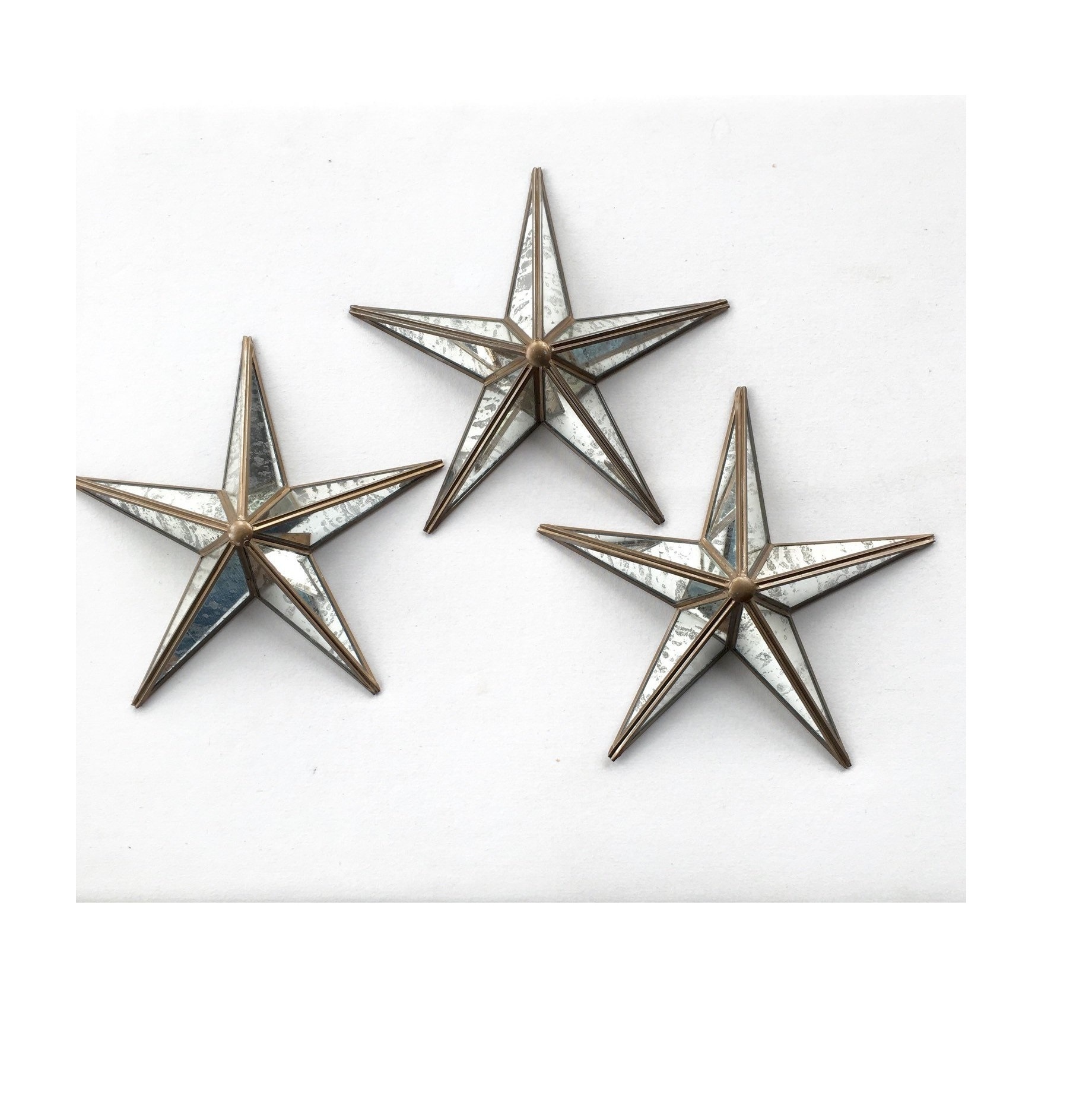 Premium Quality Mercury Glass Star Wall Decoration