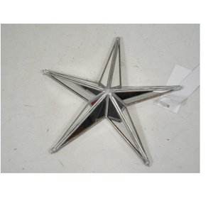 Wall Mount Mercury Glass Star For Wall Decoration