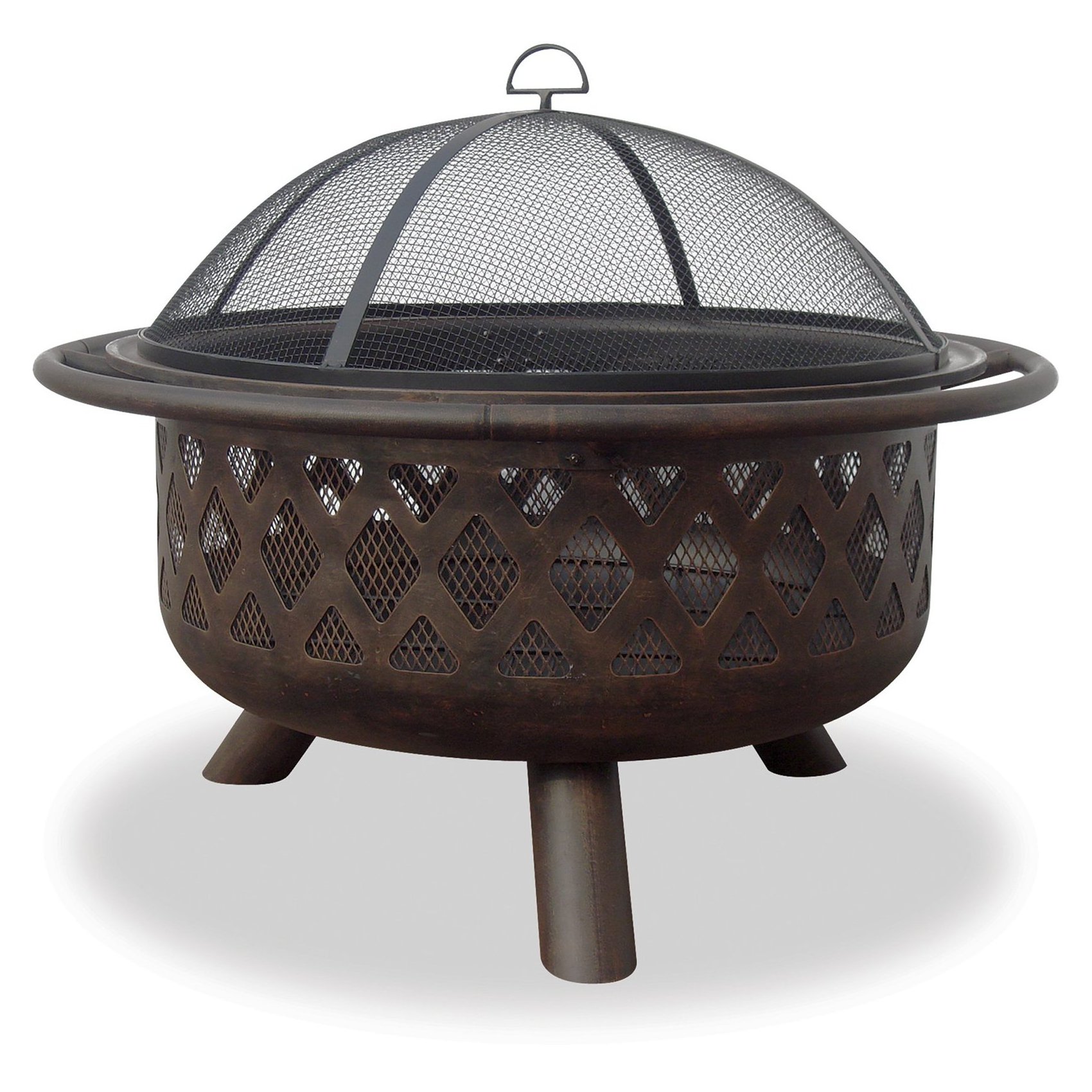 Great Quality Moon Star Fire Pit with Smash Lid on Top with Steel Cooking Grill