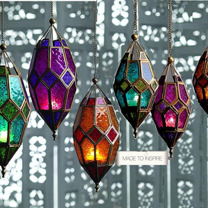 Moroccan Hanging Candle Tea Light Holders Lantern