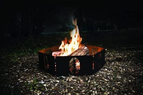 Outdoor portable campfire stove outdoor foldable stove appliance accessories fire pit ring outdoor