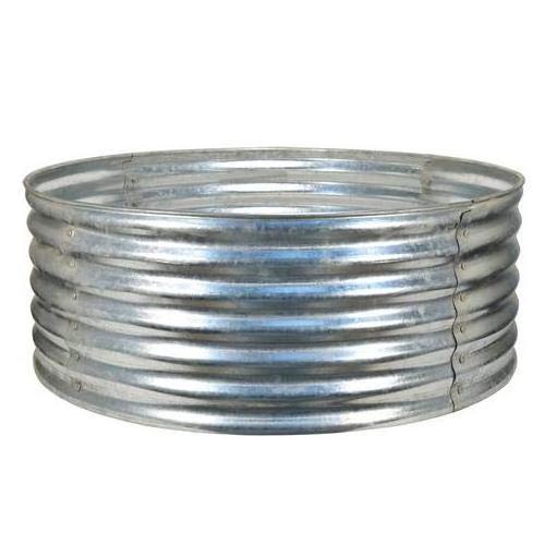 Round Galvanized Fire Pit Ring