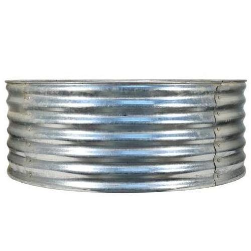 Round Galvanized Fire Pit Ring