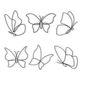 Metal Butterfly Wall Decor