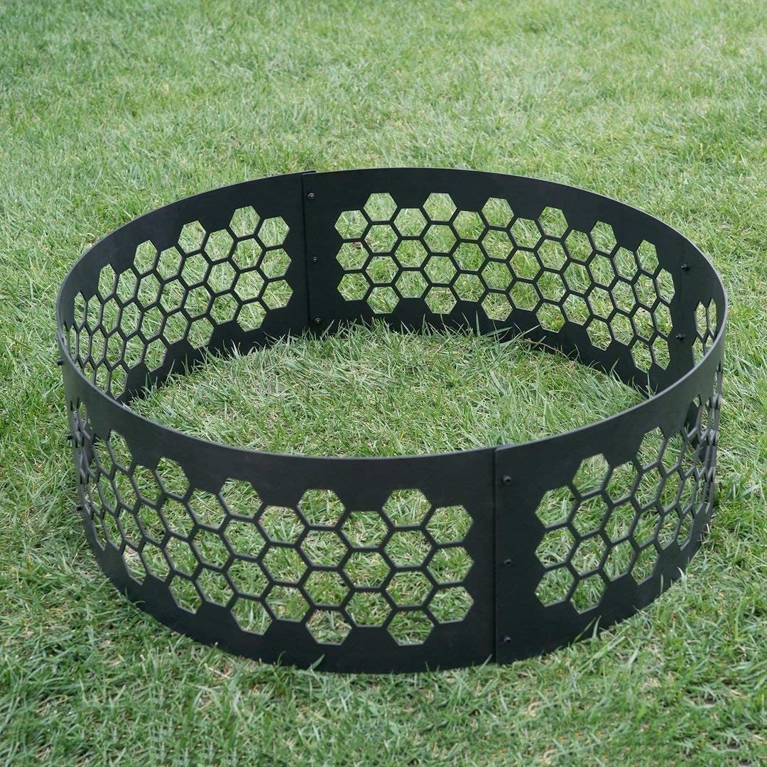 Camping Wood Burning Heat Resistance Fire Pit Ring For Outdoor Use