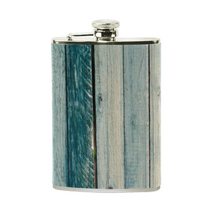 Hip Flask 8 Oz Texture Trip Stainless Steel