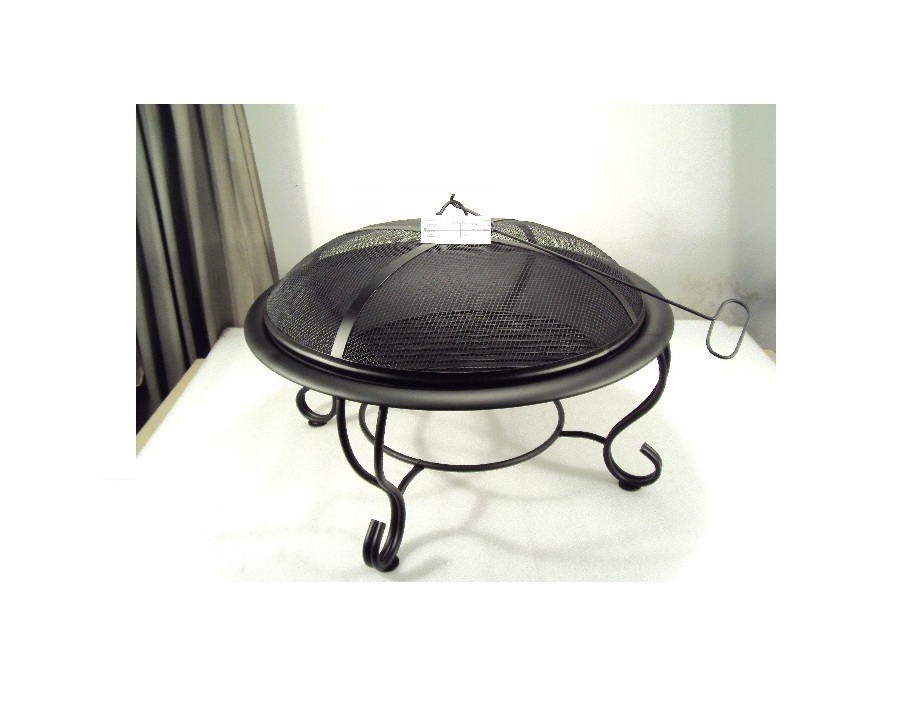 mosaic tile table fire pit with BBQ