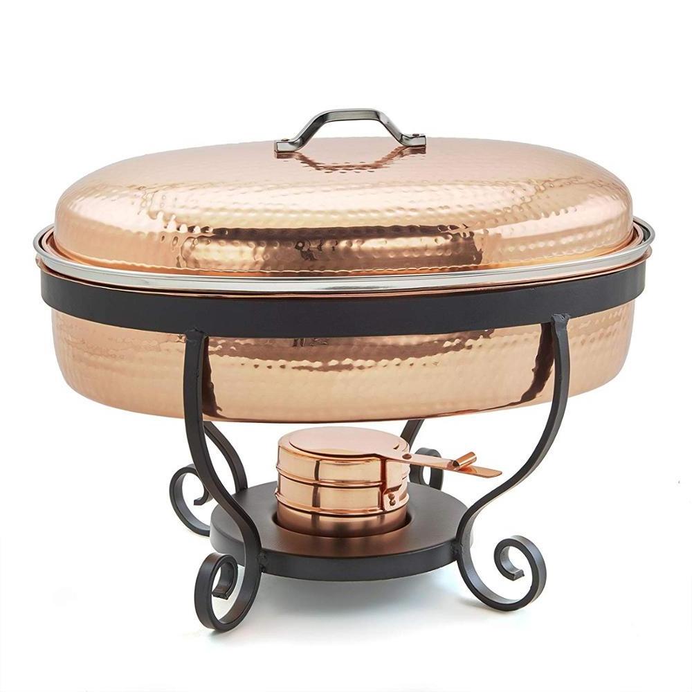 Hammered Copper  Chafing Dish