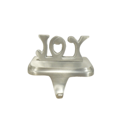 Christmas Decor Joy Stocking Holder For Decoration Uses Sliver Color Manufacture in India Low Prices By India Exporters