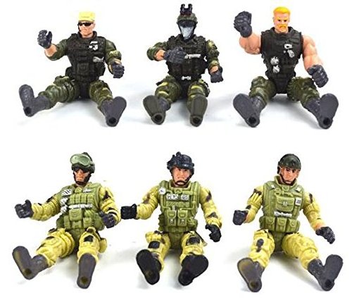 Wholesale kids Plastic PVC indoor play mini military toys play set