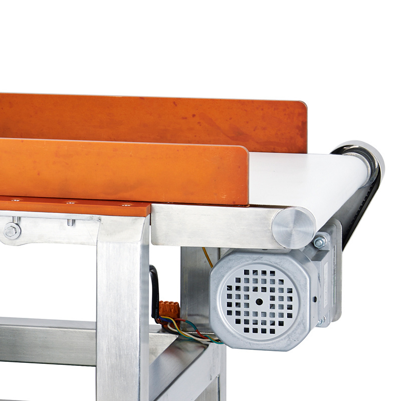 Accurate horizontal automatic industrial metal detector for food chemical textile clothes