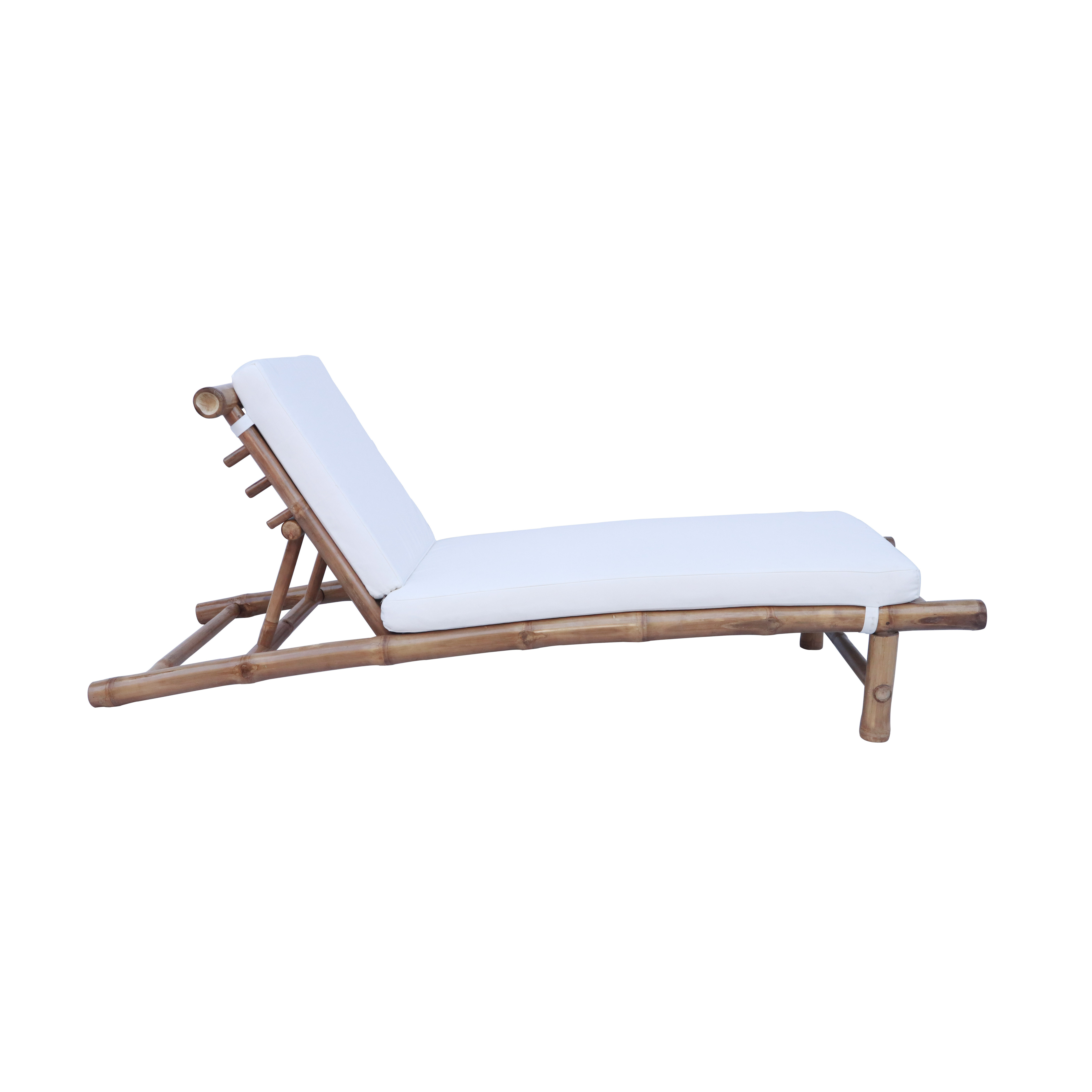 High-Quality Bamboo Beach Chair Sun Loungers Hot Sales