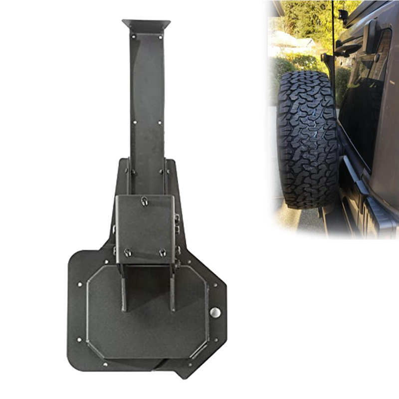 Steel Tire Carrier Spare Customized Steel Spare Tire Carrier Rack Trailer Parts for Trailer to Mount Tire