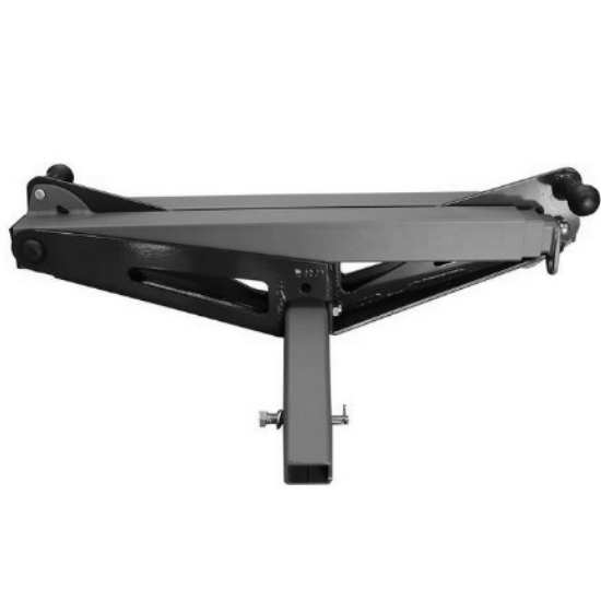 Hammock Hitch Stand Trailer Receiver Folding Bracket Off-Road Black (Hammock Not Included)