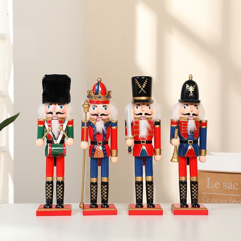 Mumoni fashion design small size nutcrackers Christmas decoration nutcracker ornaments Popular wooden nutcrackers