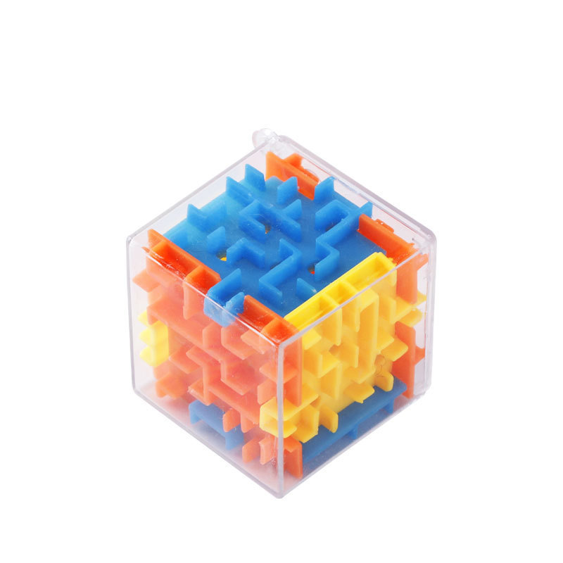 Mumoni Plastic popular maze puzzle box Kids 3D cube maze game Wholesale magic cube toy