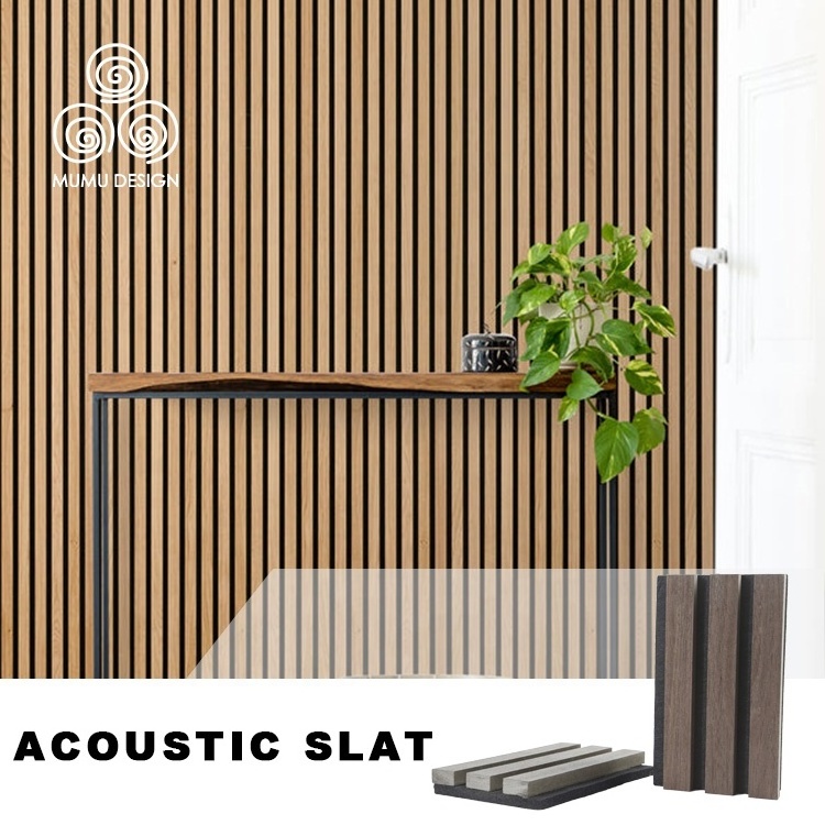 MUMU Insulation Polyester Sound Proof Booth Design Wooden White Soundproof Insulation Wall Board Panels