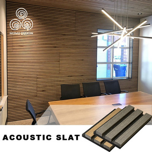 MUMU Recording Studio Room Sound Diffuser Soundproof Wall Panels Acoustic Wood Slat Manufacture