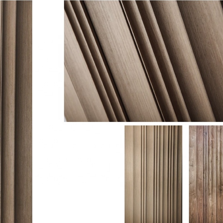 Surface Texture Natural Wooden Sheet OEM ODM Solid Wood Wall Decoration 3D Board Wainscoting Faux Brick Wall Panels