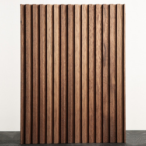 Modern Luxury Interior Item Decorative Slotted Sound Acoustic Panels Natural Walnut Wood Wall for Garden Office