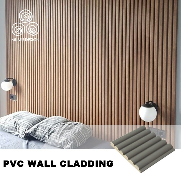 MUMU 3D Luxury Interior Decorative Low Price Kenya PVC Wood Accent Ceiling Home Board Wall Cladding Panel