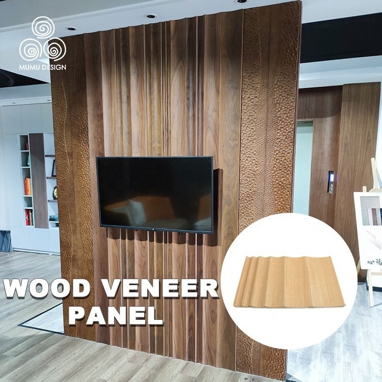 MUMU Reclaimed Eco Laminates Walnut Color Planks 3D Decorative Wood ...