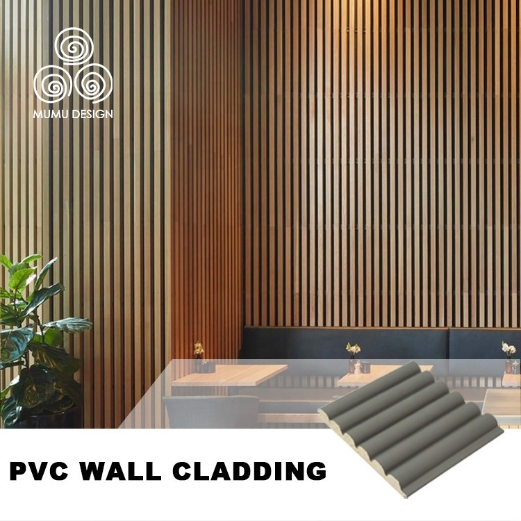 MUMU 3D Luxury Interior Decorative Low Price Kenya PVC Wood Accent Ceiling Home Board Wall Cladding Panel