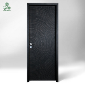 MUMU Factory wholesale popular solid wooden door bedroom interior wood door for houses interior wooden doors