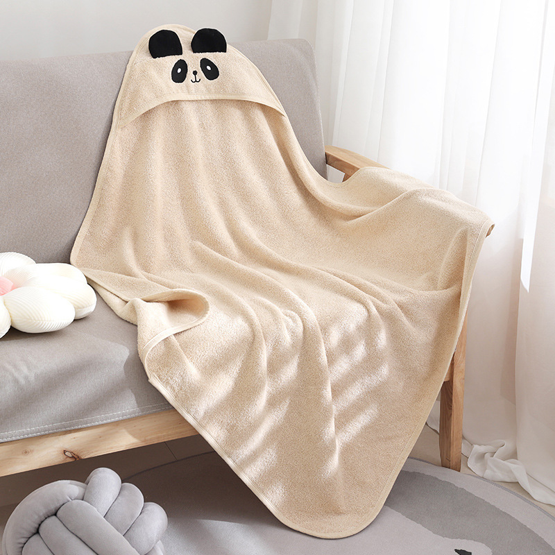 Hot Sale Cotton children's bath towel Hooded cute cartoon baby towel hooded bath blanket for newborn children