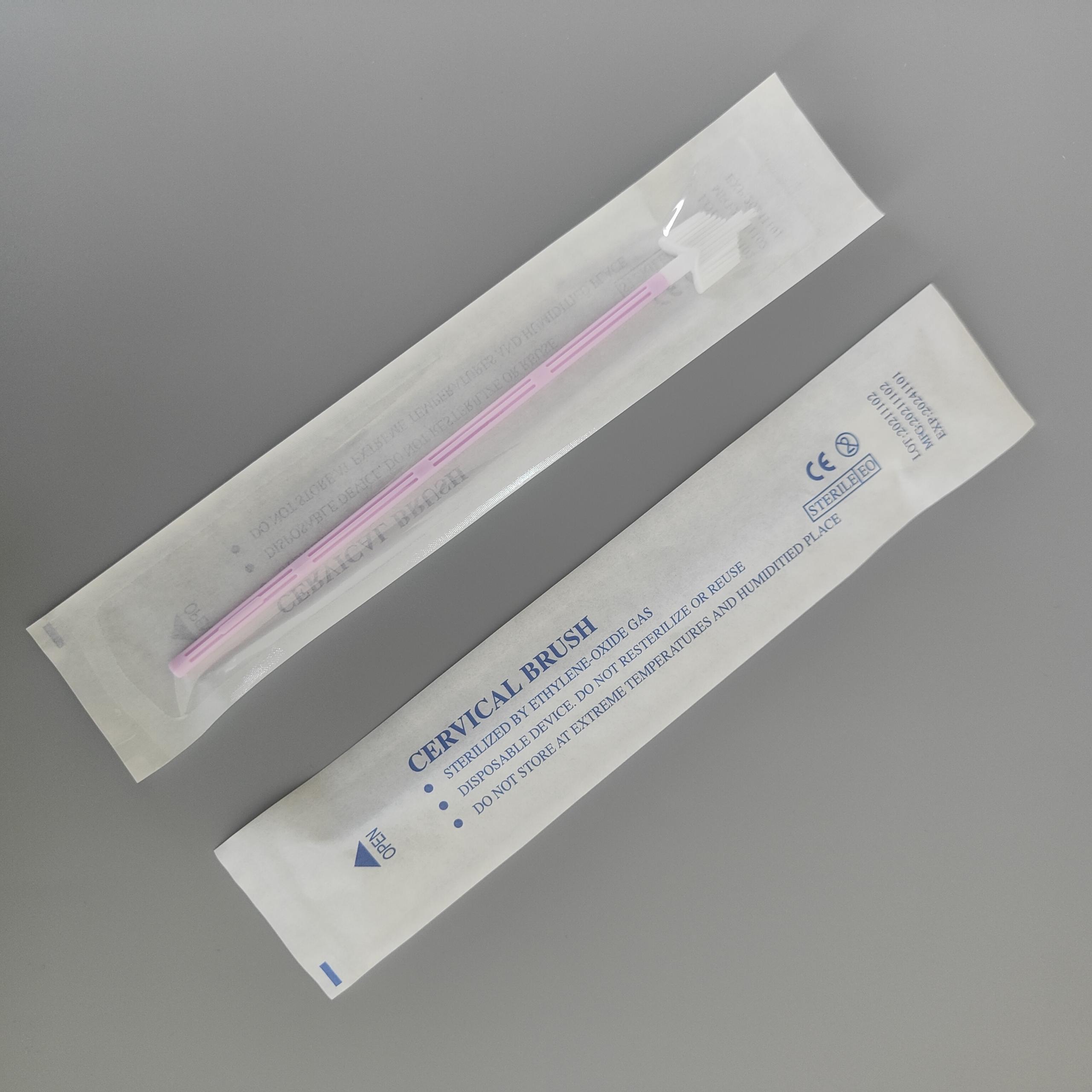 For Female Woman TCT LCT Test Pap Smear Disposable Sterile PE Cervical Brush, EO Sterile Disposable Cytology