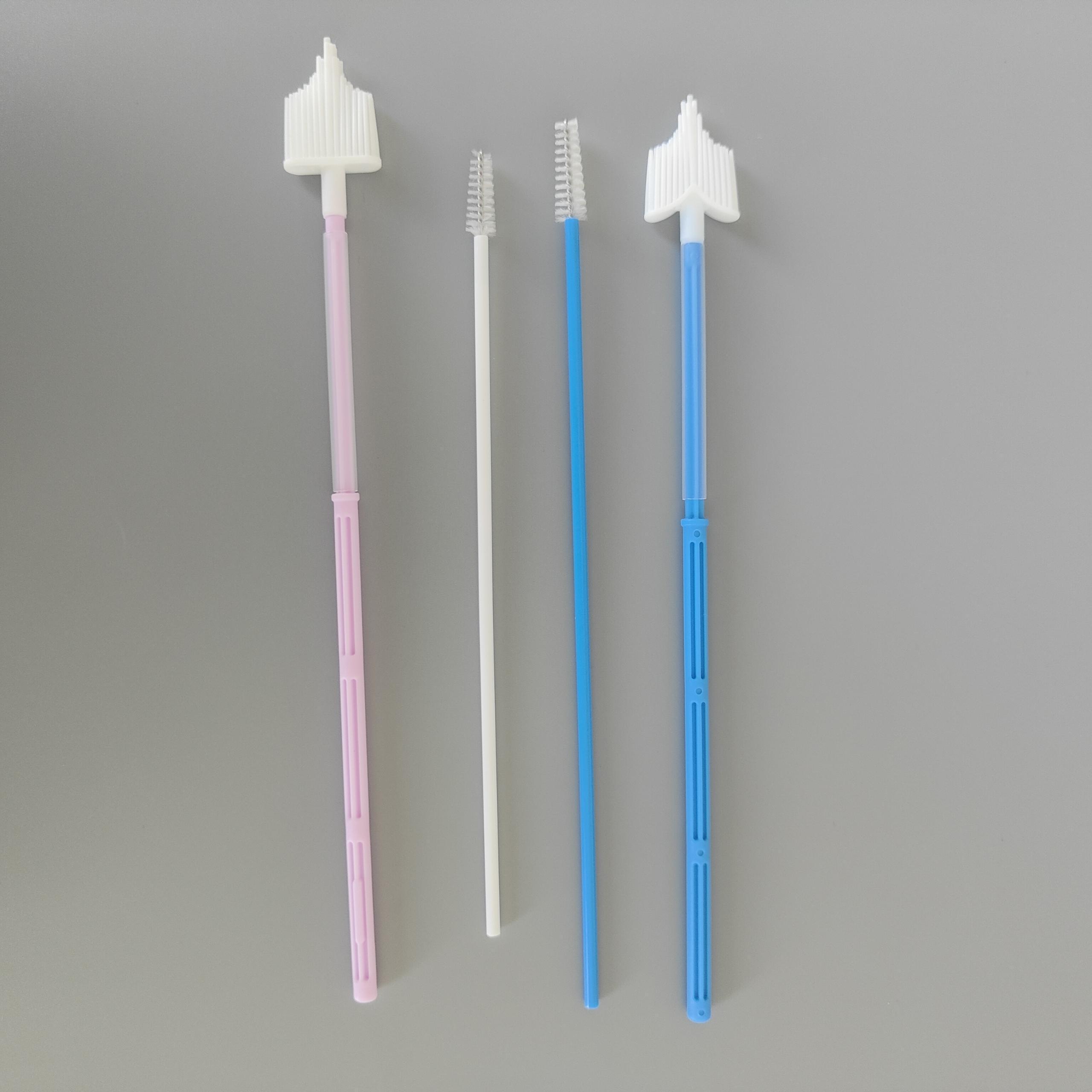 Disposable Cervical Sampling Brush Sterilize Cytology Vaginal Sampling Swab Pap Smear Cervical Sampling Broom Cervical Brush