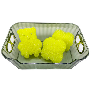 Warm Feeling Sponge Scrub Kitchen Cleaning Stain Remover Magic Scrub Pot Washing Magic Sponge Mommy