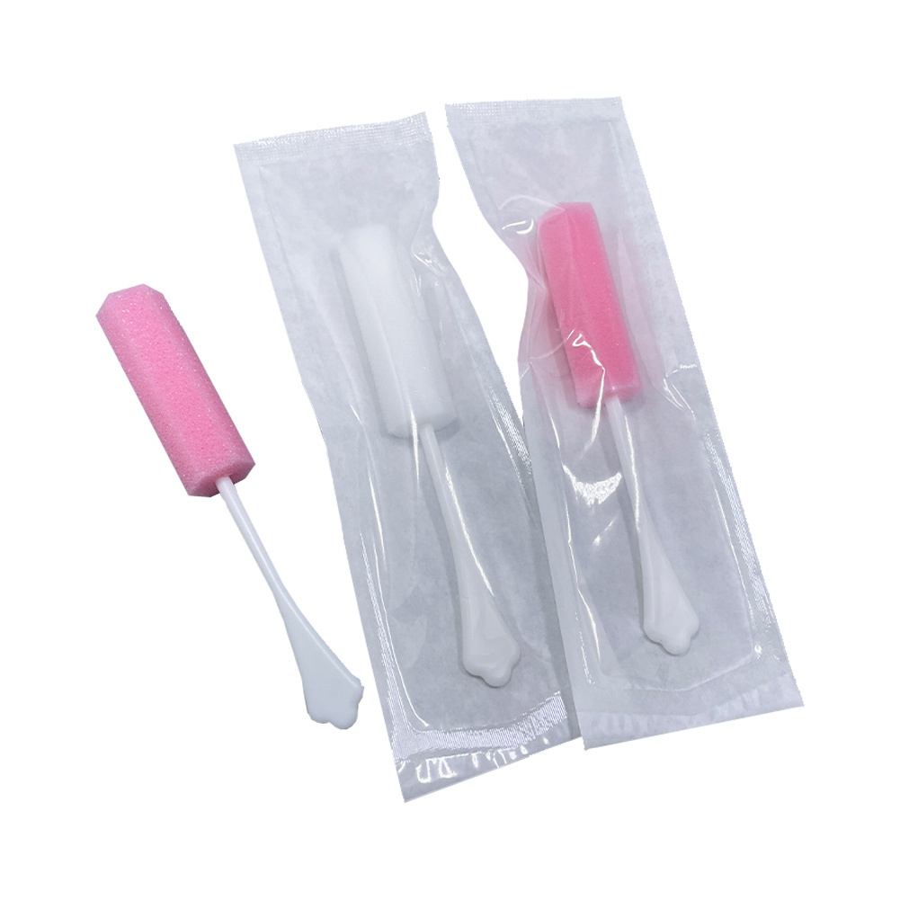 Disposable Polyurethane Colorful PU Sponge Swabs After Sex Sterile Female Vaginal Cleaning Foam Cleaning Sponge Brush Swabs