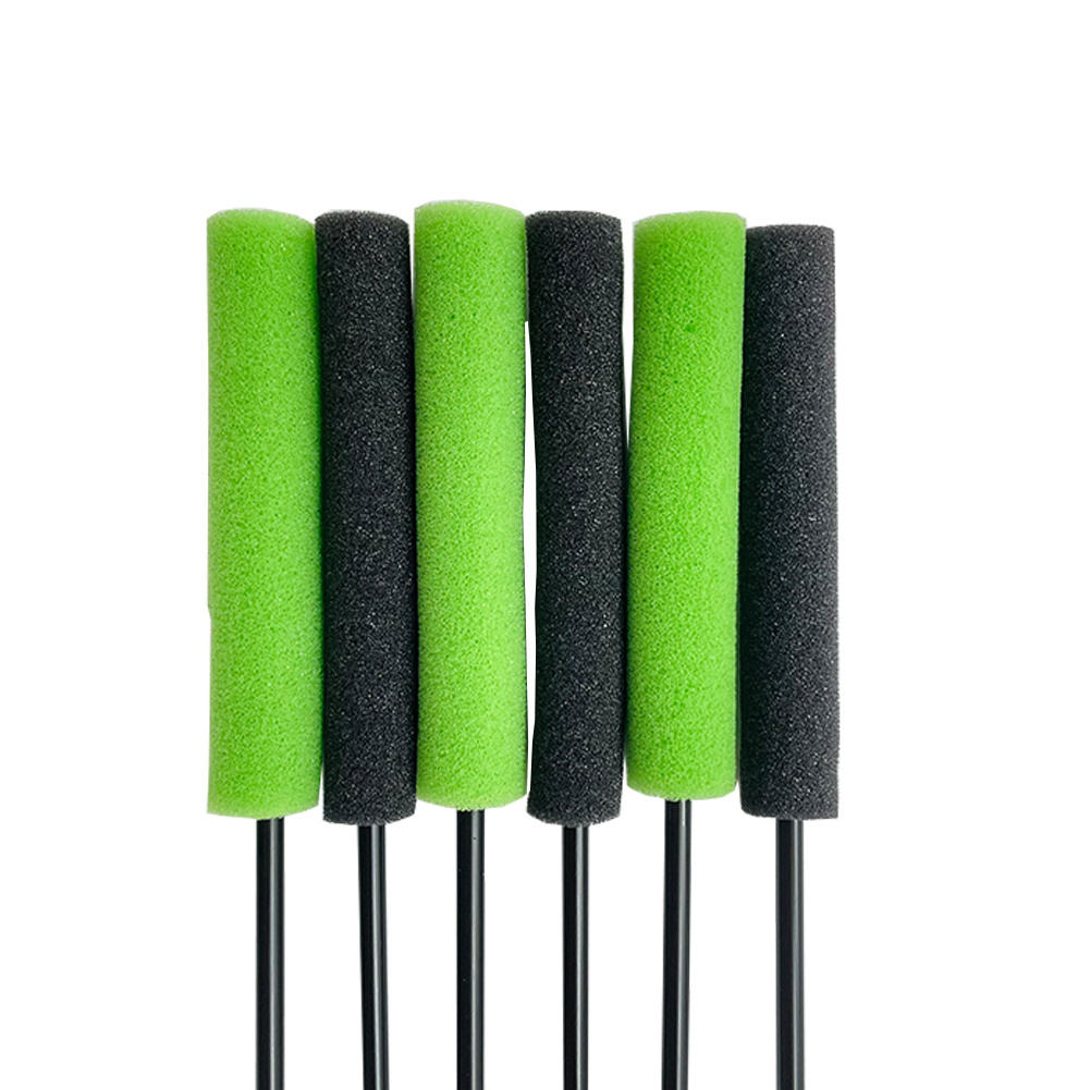 High-quality sponge Reusable to clean pipe dust  Laboratory utensil tough bendable stick Dust Cleaning Brush