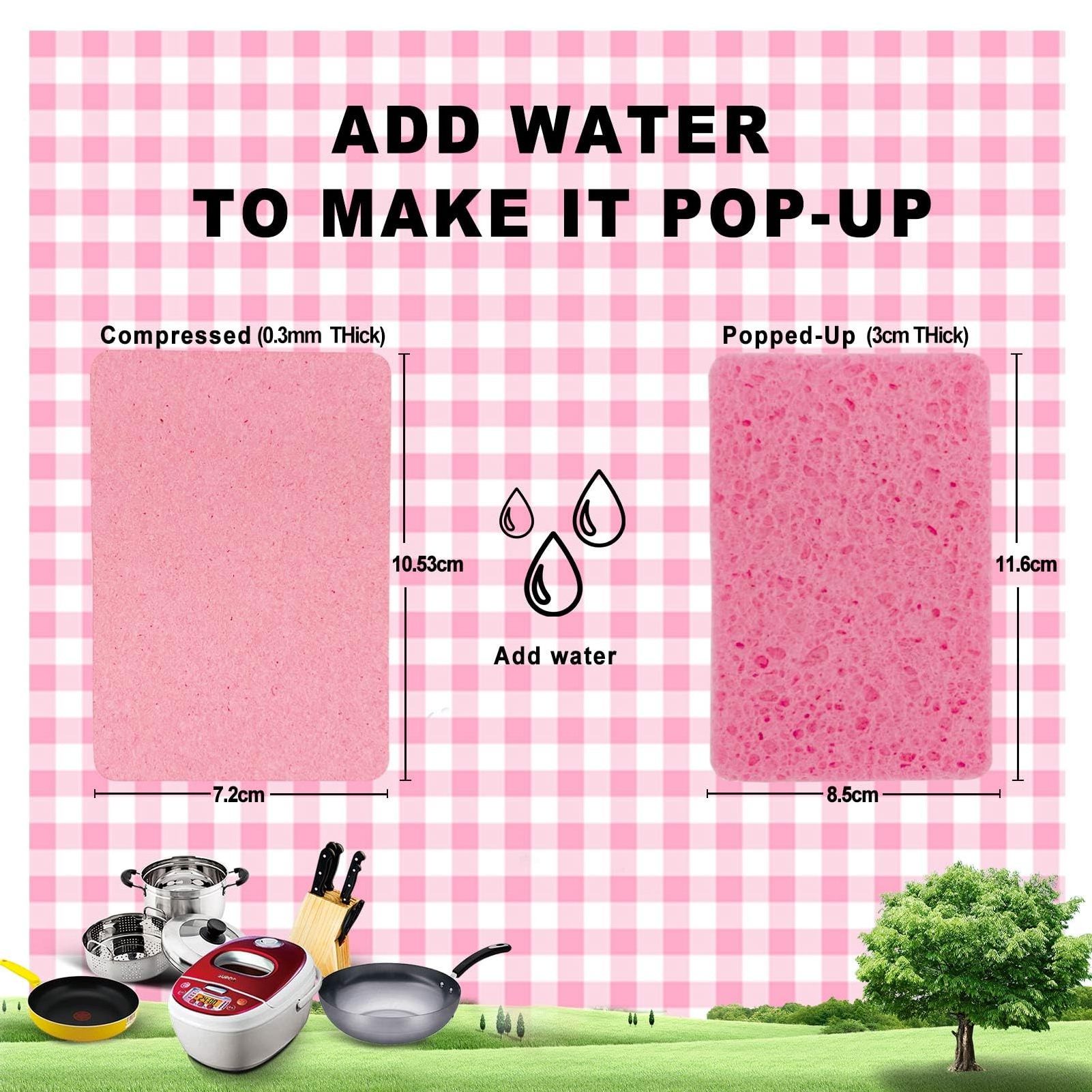 2024 new products Kitchen Cleaning Cellulose Sponge Kitchen Cleaning Dishwashing pad