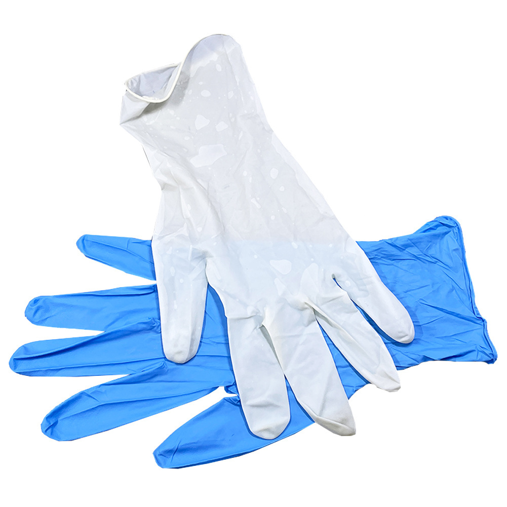 Wholesale Latex Manufacturers Medical Consumables Suppliers  Disposable Powder Free Blue Nitrile Examination Gloves