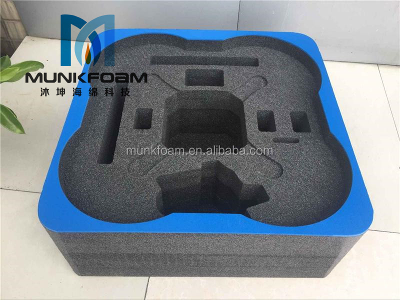 Custom New Design 18-25kg/m3 Shock Absorbing Packing Foam, Toolbox Camera Storage and Crafts Polyurethane Foam Pads