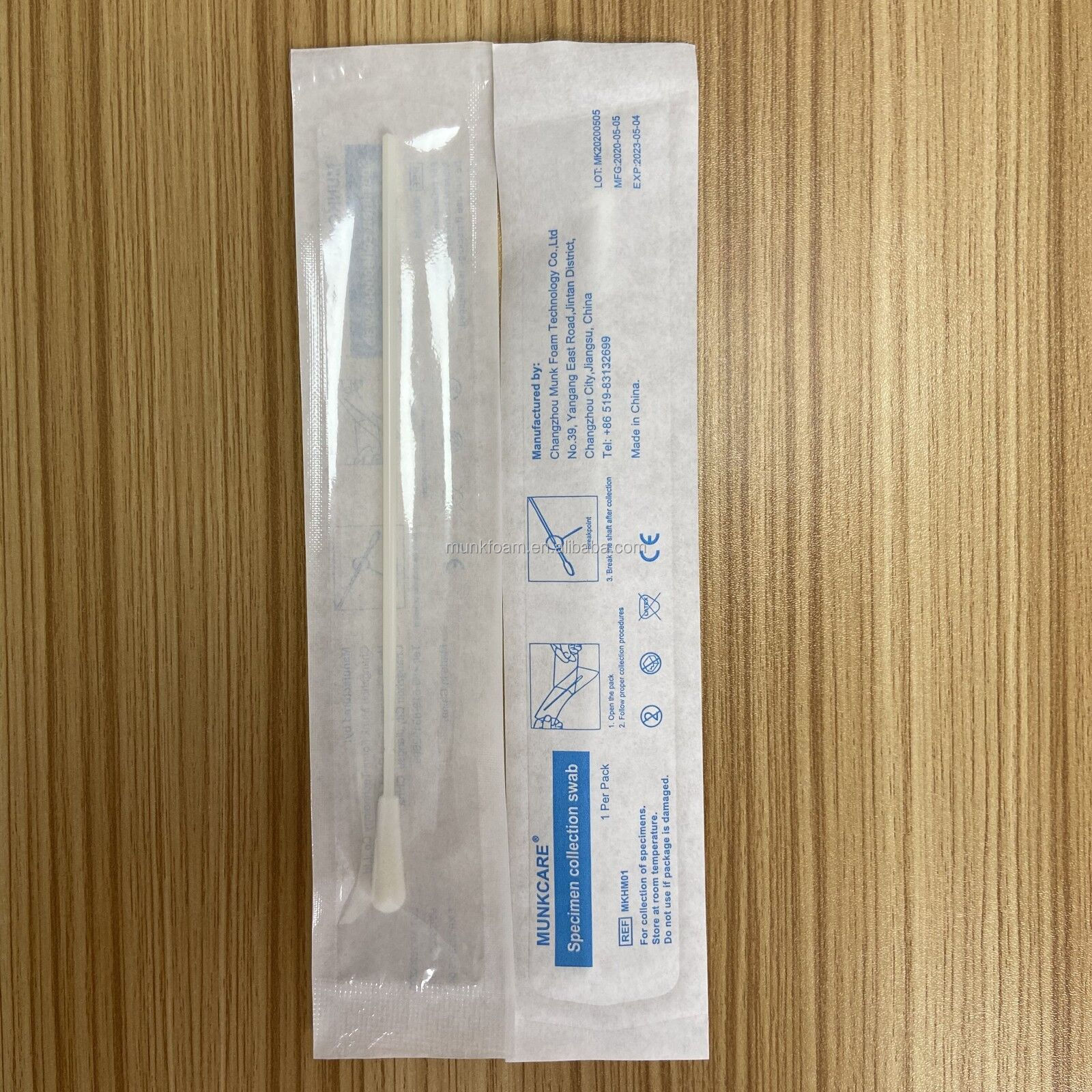 Factory wholesale Oral/oropharyngeal flocked swabs for medical virus test VTM transport tube kit