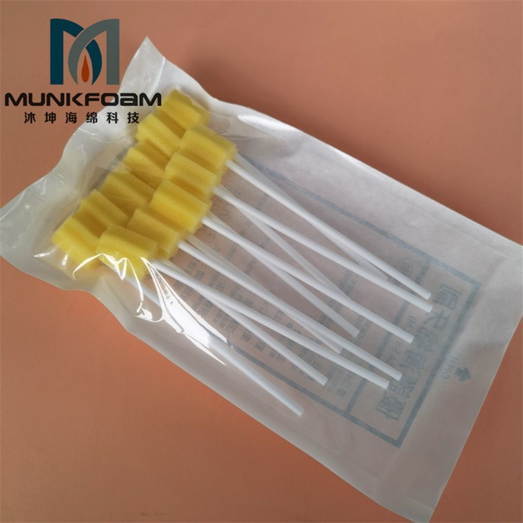 Top Quality Disinfection Disposable Foam Brush, Vaginal Cleaning Sponge stick